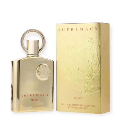 Afnan Supremacy Gold Parfüm, asil safran, gizemli ud ve pudralı iris notalarıyla en lüks unisex koku. İndirimli fiyatla hemen keşfedin!