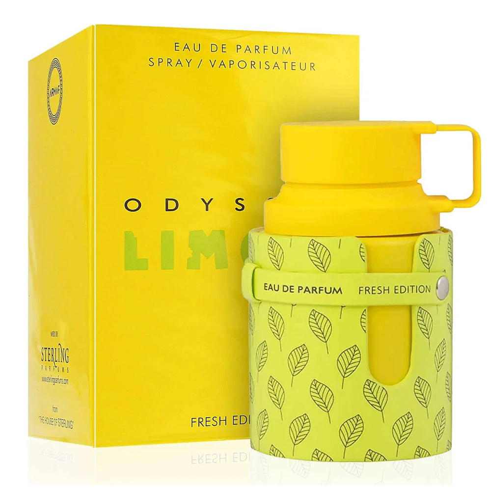 Armaf Odyssey Limoni Fresh Parfüm; limon, deniz notaları, zencefil ve çay akorlarıyla ilkbahar/yaz aylarına uygun, en lüks, taze ve kalıcı unisex koku. Keşfedin!