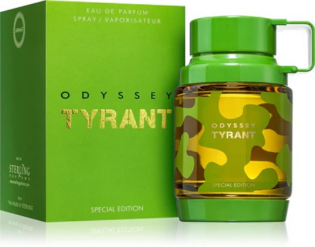 Armaf Odyssey Tyrant Special Edition ile ferahlığı hissedin. Greyfurt, lavanta ve ambroksan notalı, ilkbahar/yaz ayları için en iyi erkek parfümü!