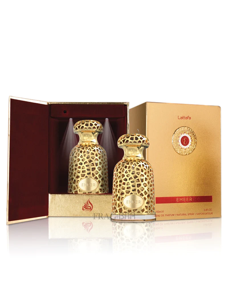 Lattafa Emeer kalıcı ferah yapısıyla burada! Limon, bergamot, çay ve sedir notalı en iyi 4 mevsim unisex parfümünü hemen keşfedin.