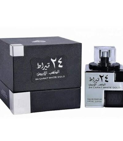 Lattafa 24 Carat White Gold burada! Bergamot, lavanta, portakal çiçeği ve vetiver notalı en iyi ilkbahar/yaz unisex parfümünü hemen keşfedin.