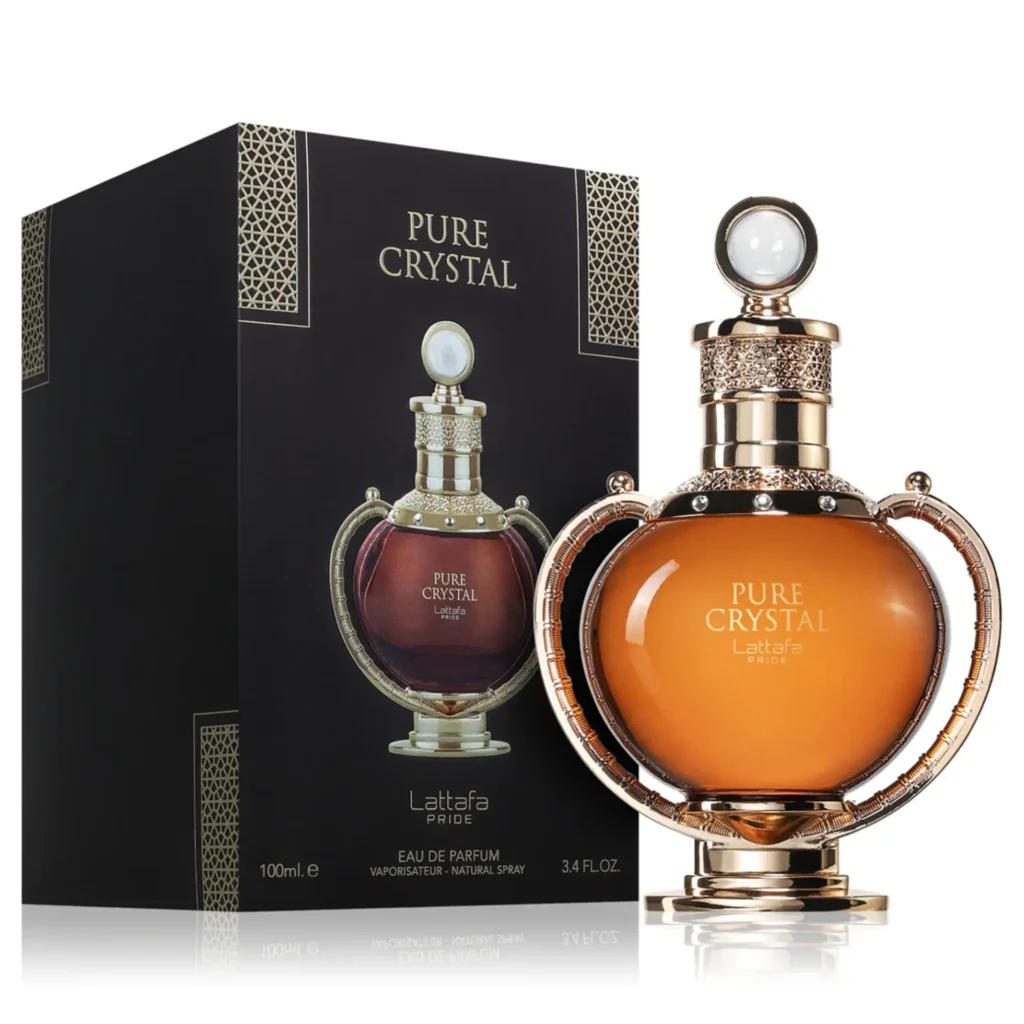 attafa Pure Crystal kalıcı yapısıyla burada! Konyak, tarçın, zencefil ve kehribar notalı en iyi sonbahar/kış unisex parfümünü hemen keşfedin.